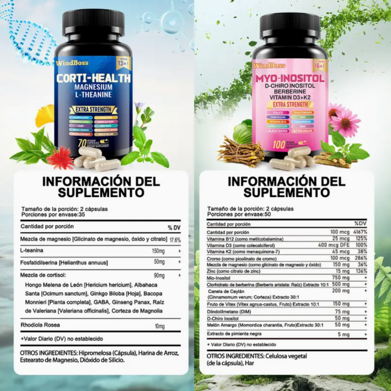 Wellness Kit- Controla el cortisol y equilibra tus hormonas