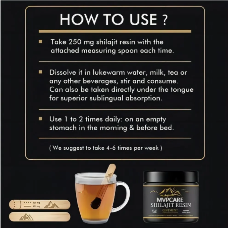 Shilajit- Más Energía, Más Fuerza, Más Vida