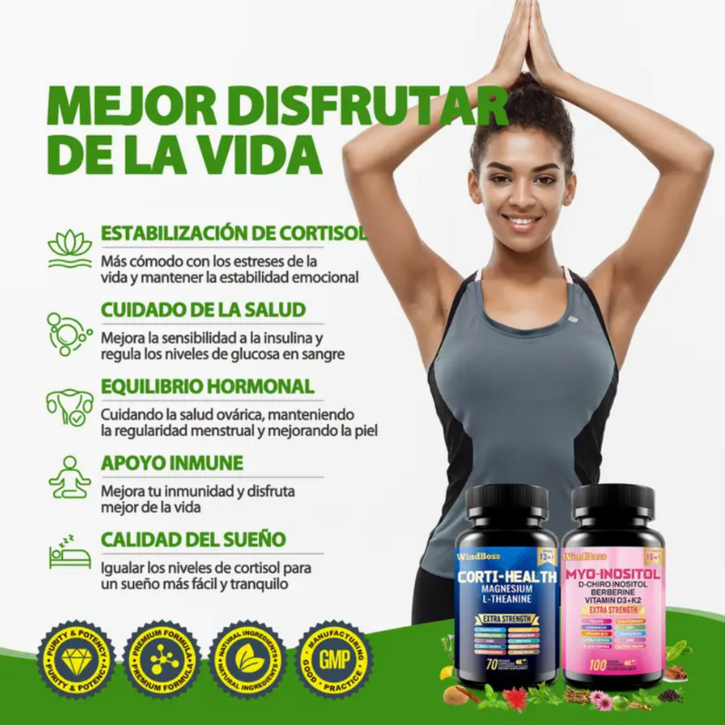 Wellness Kit- Controla el cortisol y equilibra tus hormonas