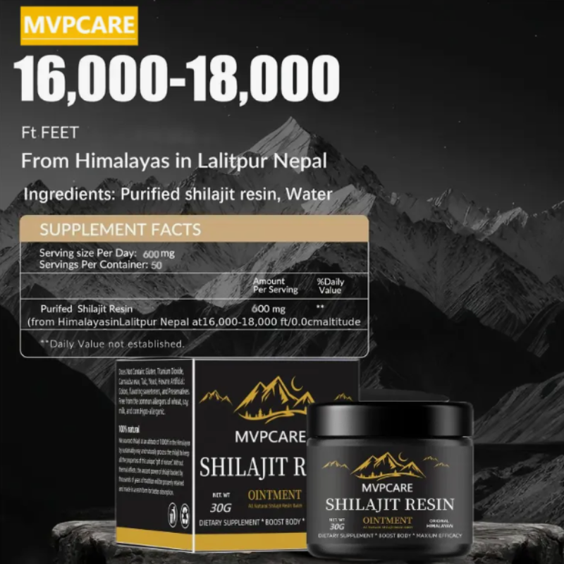 Shilajit- Más Energía, Más Fuerza, Más Vida
