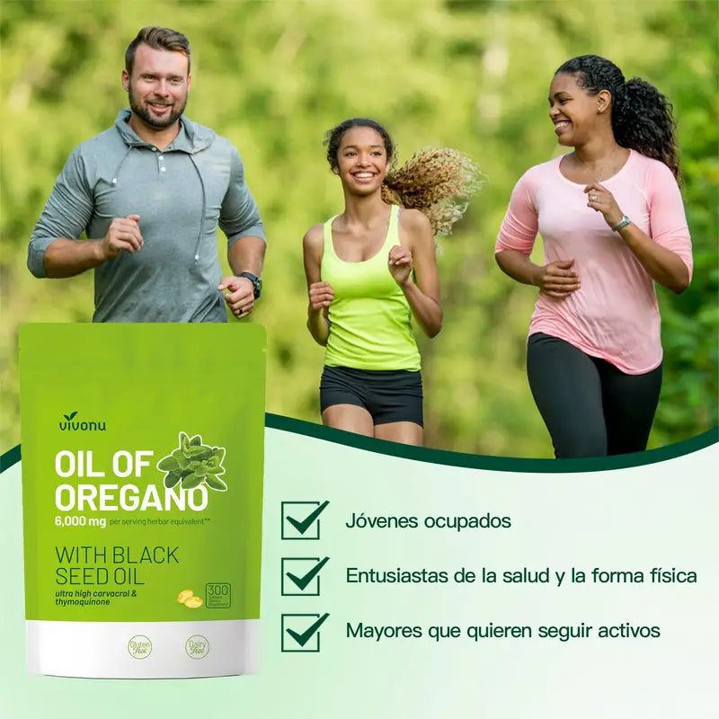 VIVONU- Aceite de Orégano Premium: Protección y Vitalidad Diaria