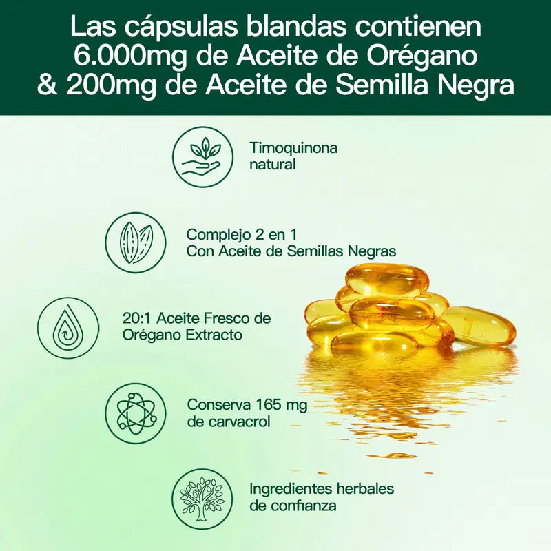 VIVONU- Aceite de Orégano Premium: Protección y Vitalidad Diaria