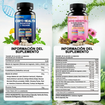 Wellness Kit- Controla el cortisol y equilibra tus hormonas